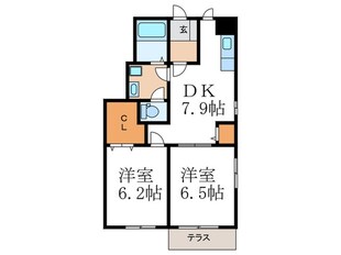 アネックス久我の杜Ⅱの物件間取画像